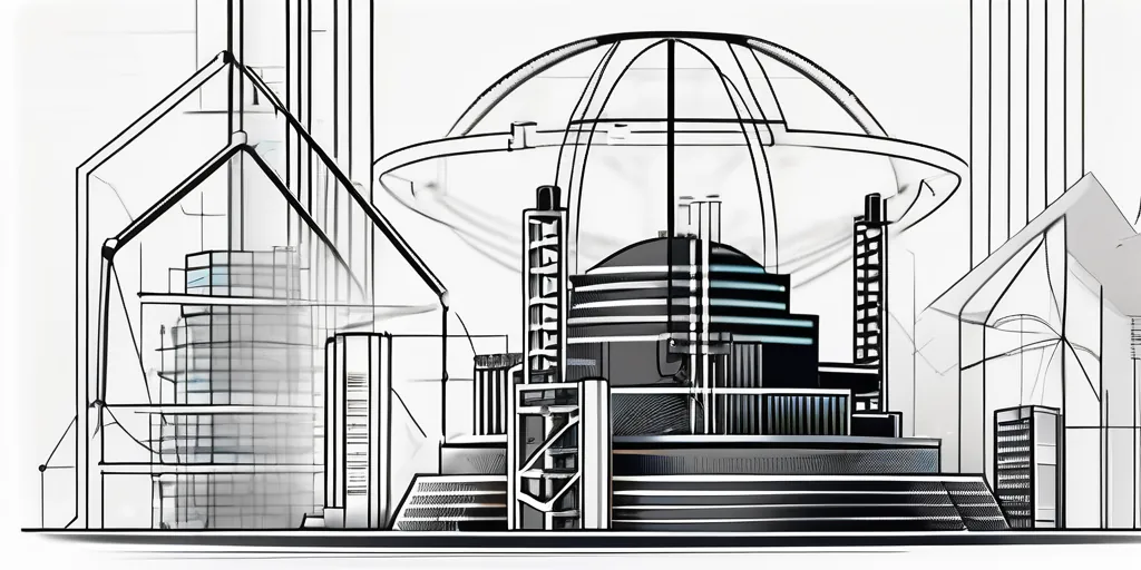 Illustration: Desafíos Técnicos y de Seguridad en Blockchain