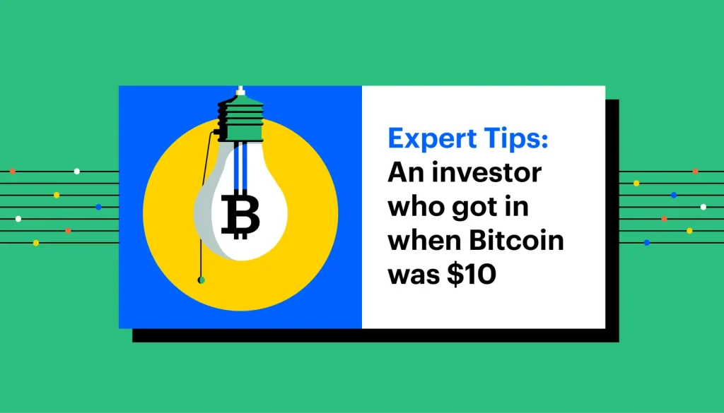 Illustration: Expert tips: an investor who got in when Bitcoin was $10