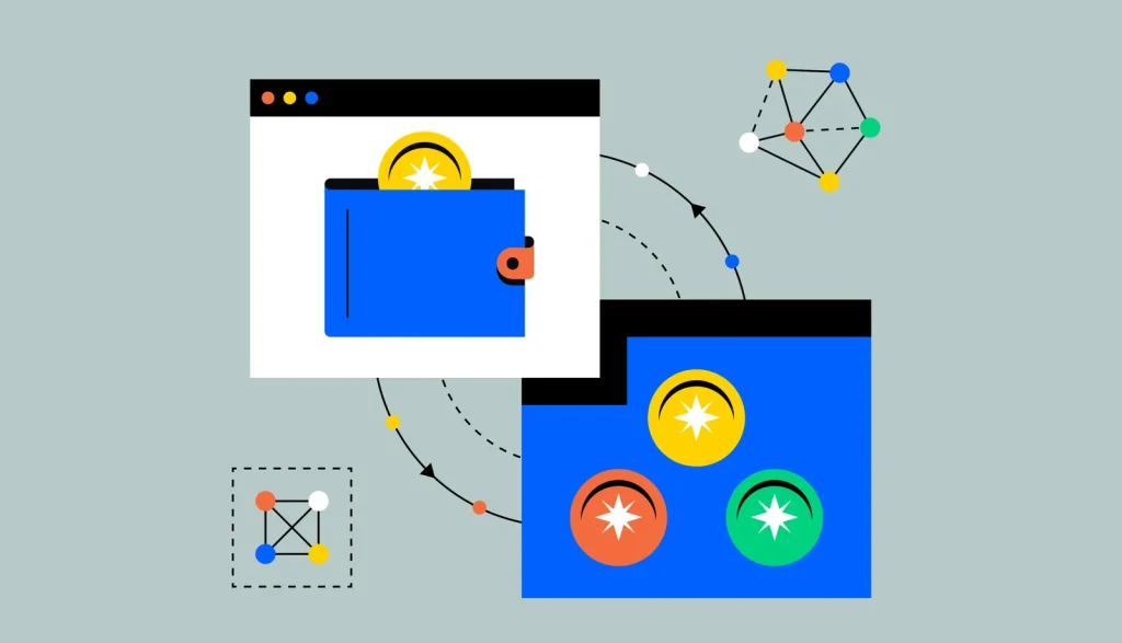 Illustration: How to swap tokens with Coinbase Wallet